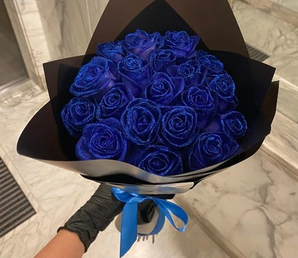 LovelyPresents - Luxe Glitter Rozenboeket