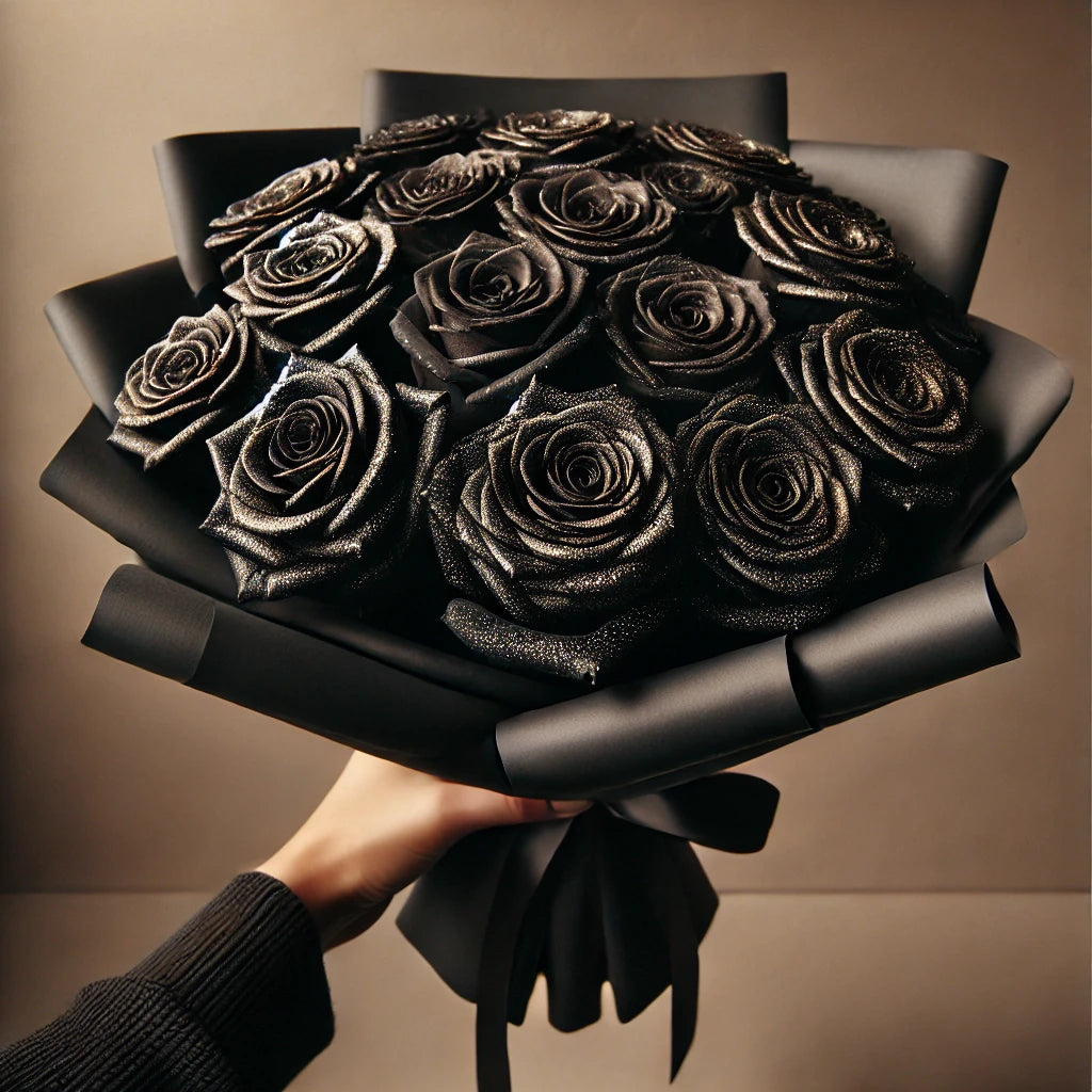 LovelyPresents - Luxe Glitter Rozenboeket