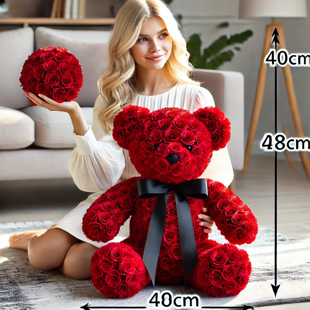 LovelyPresents Rozenbeer XL – Romantiek in Elk Detail