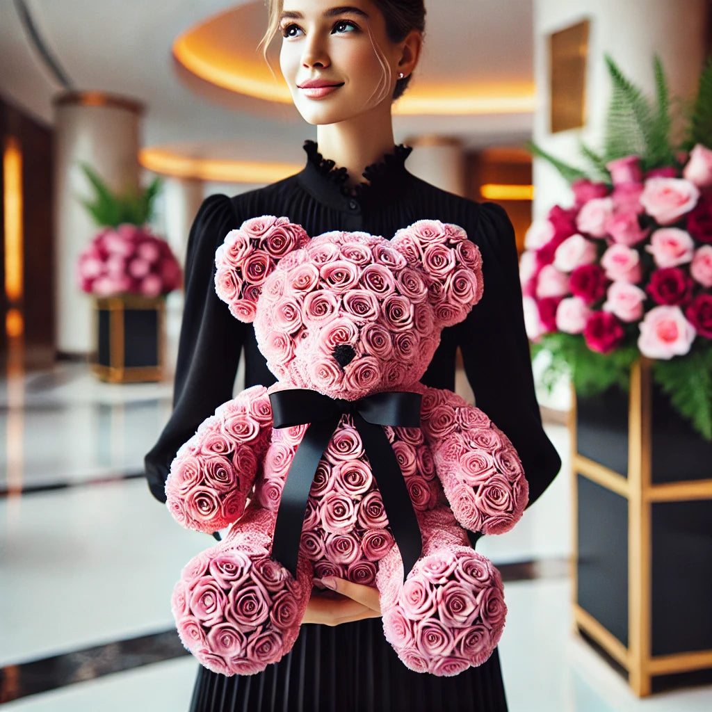 LovelyPresents Rozenbeer XL – Romantiek in Elk Detail