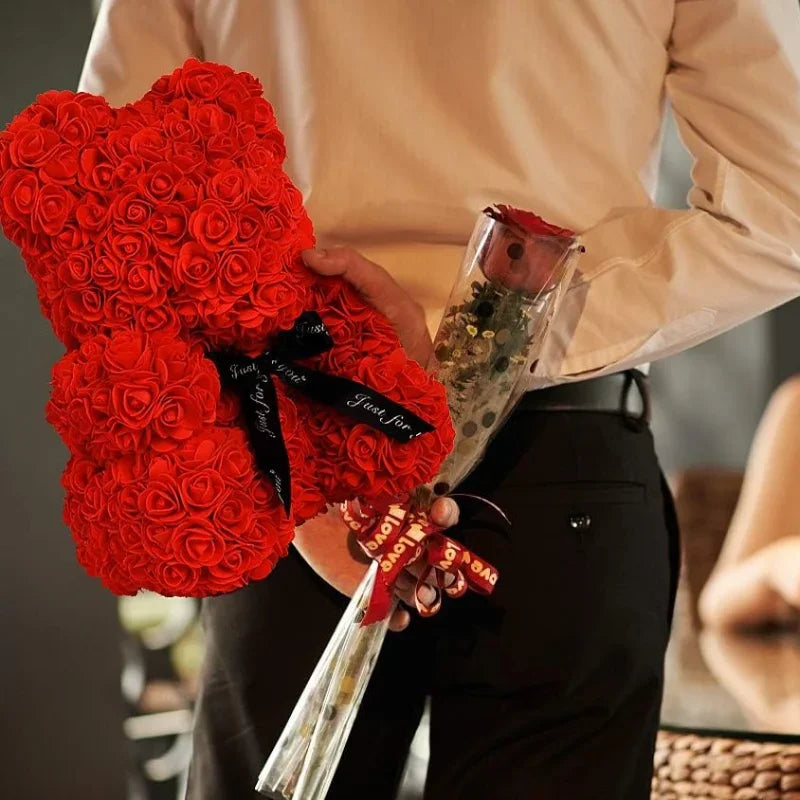 LovelyPresents Rozenbeer XL – Romantiek in Elk Detail