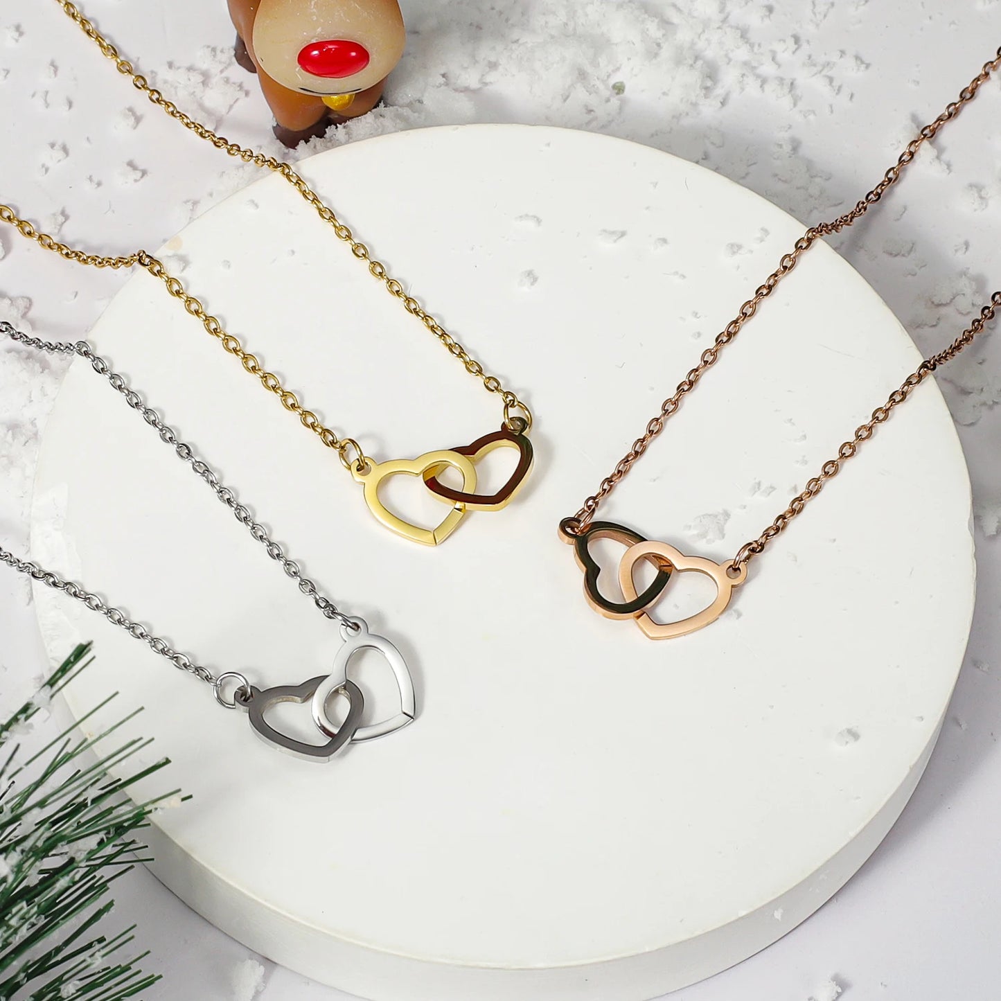 LovelyPresents Gepersonaliseerde Ketting – met Eeuwige Roos en Cadeaubox